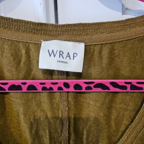 Olive Linen Jersey - Picture 2 of 7